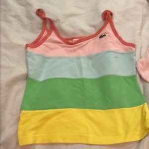 Lacoste kids tank top
